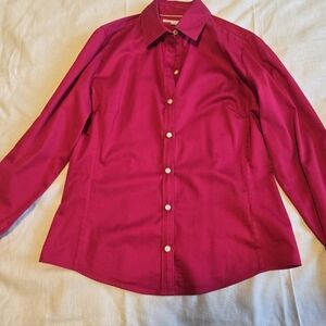 Banana Republic Fuchsia Button-Up Shirt